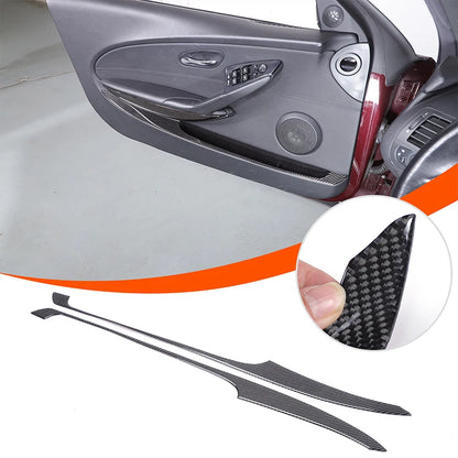 For BMW 6 Series E63 E64 2004-2010 Soft Carbon Fiber Gear Shift Air Outlet Window Lift Panel Dec Car Interior Accessory Sticker