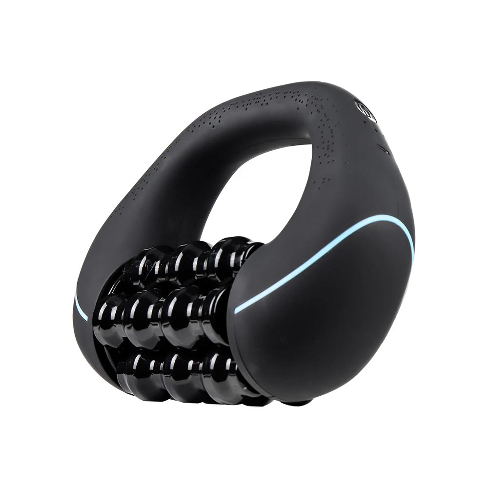 Electric Handheld Body Roller Massager Fascia Gun Deep Tissue Muscle Relaxation Portable Massage Tool for Whole Body Massage