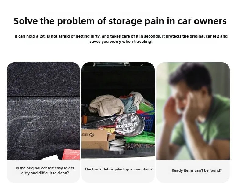 For Tesla Model Y Juniper 2021-2025 Launch Front&Rear Trunk Storage Box Double-Deck Luggage Frunk Organizer Box Dustproof Cargo