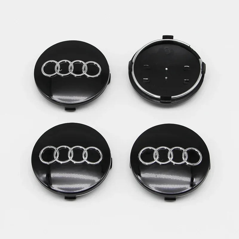 4pcs 60mm 61mm 69mm 68mm 77mm Car Styling Wheel Center Cap Hub Covers Badge 4B0601170 For Audi A3 A4 A5 A6 A7 A8  S6 Accessories