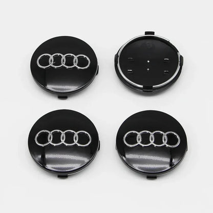 4pcs 60mm 61mm 69mm 68mm 77mm Car Styling Wheel Center Cap Hub Covers Badge 4B0601170 For Audi A3 A4 A5 A6 A7 A8  S6 Accessories