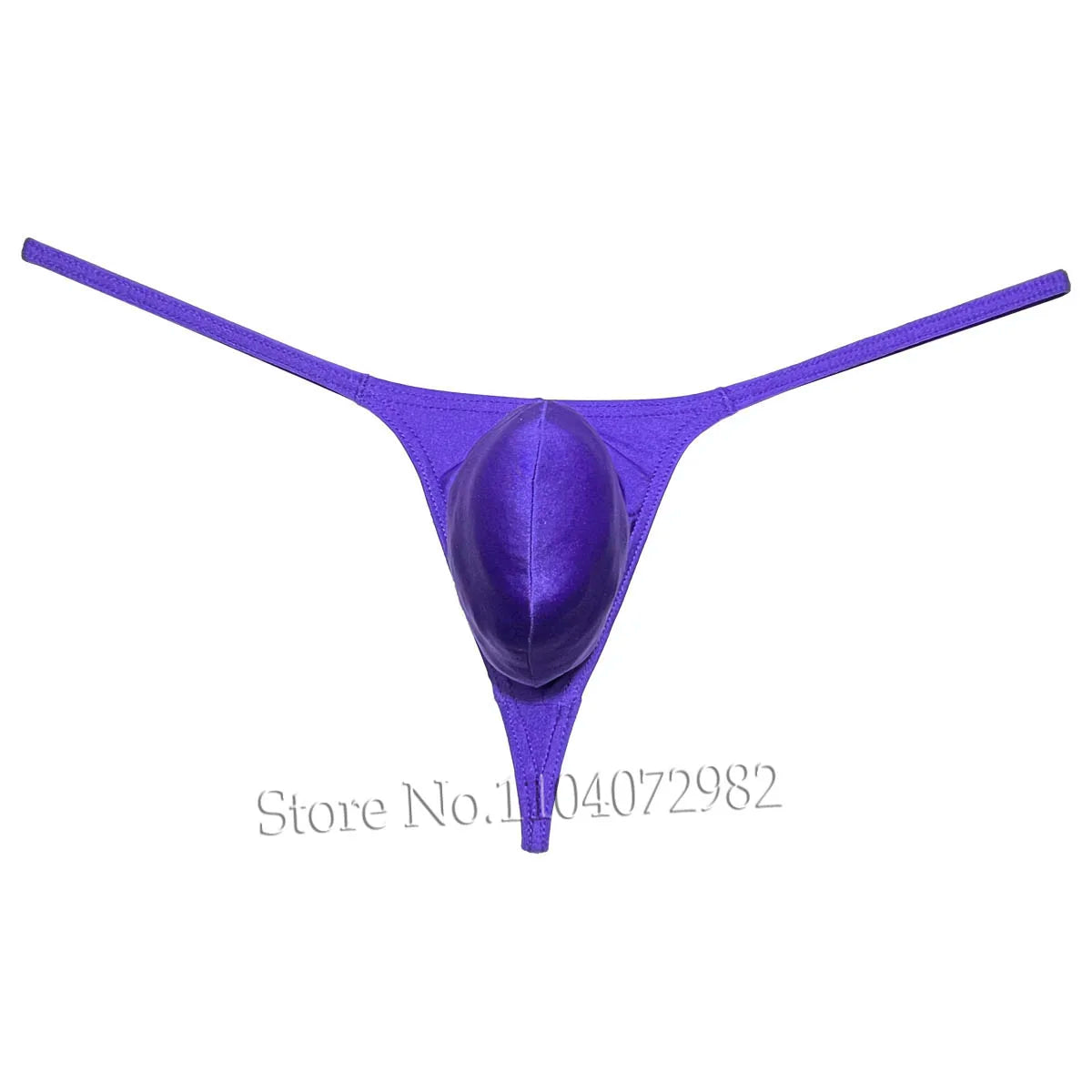 Men's Thong Underwear Contour Pouch Tangas Beach Bikini String Briefs Soft Shiny Smooth Male G-string Comfy Man Sissy Panties