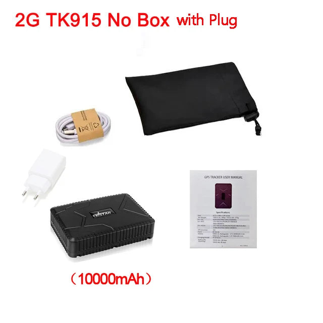 10000mAh 2G 4G TKSTAR Tracker GPS Locator Magnet Waterproof IP65 GPS Car Tracker Long Standbt time LIFETIME FREE APP  PK TK905