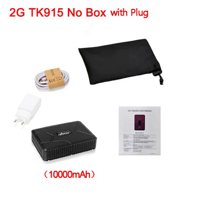 10000mAh 2G 4G TKSTAR Tracker GPS Locator Magnet Waterproof IP65 GPS Car Tracker Long Standbt time LIFETIME FREE APP  PK TK905