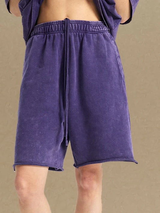 Shorts Summer New 420g Batik Men's Shorts American Street Trendy Brand Retro Men's and Women's Medium Pants