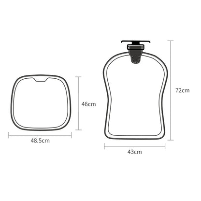 Car Gel Seat Cushion Silicone Mat Cool Gel Cooling Pad Universal Four Season Breathable Ventilate Vehicle Protector Mat Pad