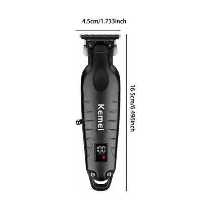 Kemei KM-2293 7000RPM Barber Professional Electric Hair Clipper Trimmer Cordless USB Charging Rechargeable Hair Clippers