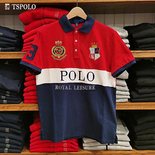 Classic Men Short Sleeve Polo Shirt 2026 New Golf Great Quality Oversize Men button Collar T-shirt US Size Clothing Manufacturer