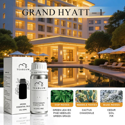 TEABLUM 100ML Aromatic Hotel Essential Oil Hotels Home Air Freshener Pure Plant Essential Oil Alcohol Free for Electric Diffuser