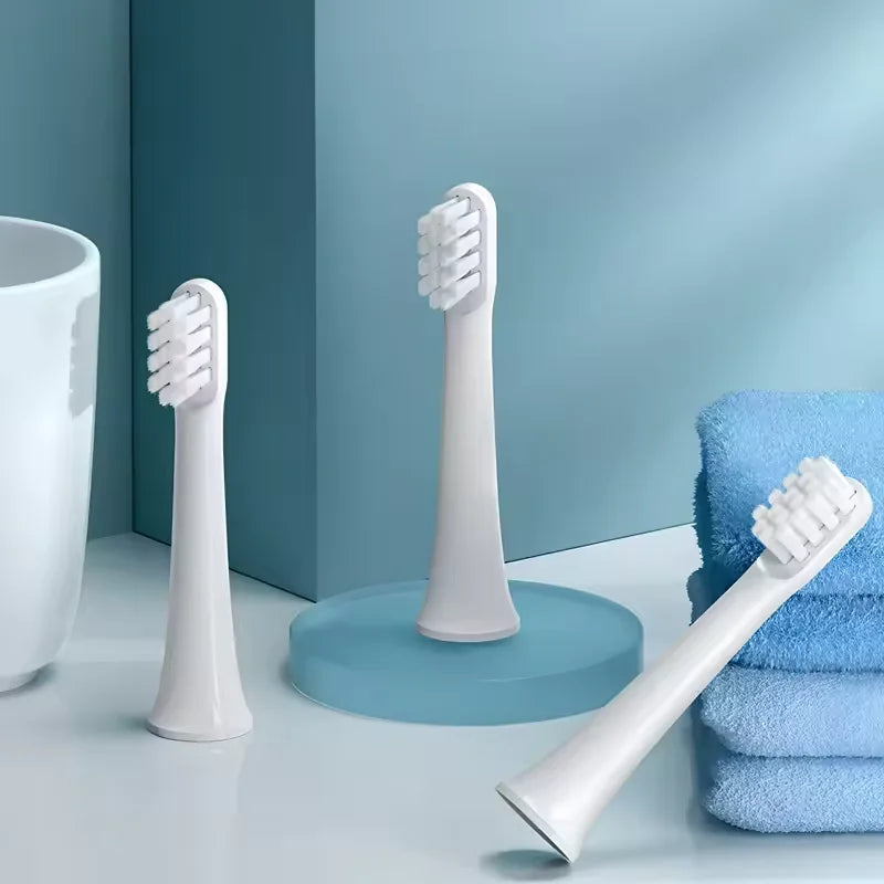 4/8PCS For XIAOMI MIJIA T100 Replacement Brush Heads Sonic Electric Toothbrush DuPont Soft Bristle Suitable Nozzles