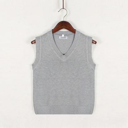 Mens &Womens V-Neck Cable Knit Sweater Vest Cotton Unisex Sleeveless Cricket Jumper for Spring Autumn Winter Golf Office Party