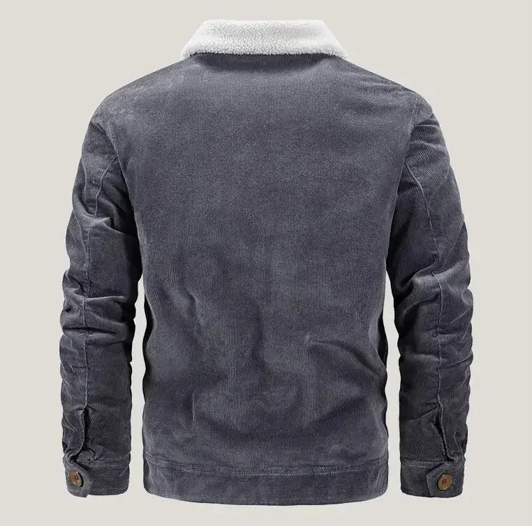 Men Corduroy Winter Coats Slim Down Jackets Warm Parkas Casual Jaquetas New Fashion Male Thicker Outwear Winer Jackets Size 6XL