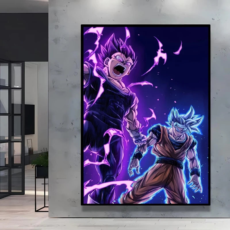 Canvas Posters Dragon Ball Goku Picture Children Gifts Home Decoration Waterproof Comics Pictures High Quality Wall Art Classic