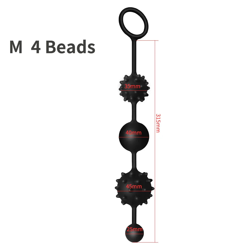 Silicone Anal Beads Dilator,Big Annals Balls,Long Ass Anus But Butt Plug,Analplug Buttplug Butplug,Analsex Prostate Sex Toys