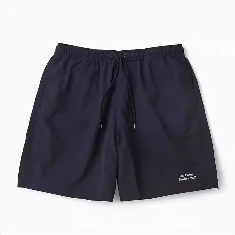 the Ennoy Outdoor Nylon Shorts Men's Quick Dry Sporty Five-Piece Set Casual Loose Fit Summer Fashionable Shorts for Men