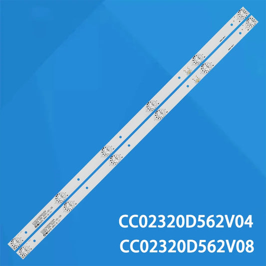 For 32" TV 32LED02T2M 32LED01T2M 32LED03T2M 32LED06T2W LE-8822A ULM-32TC114 HV32MXC200X-B SM315TWD602 D0206 LED Backlight Strip