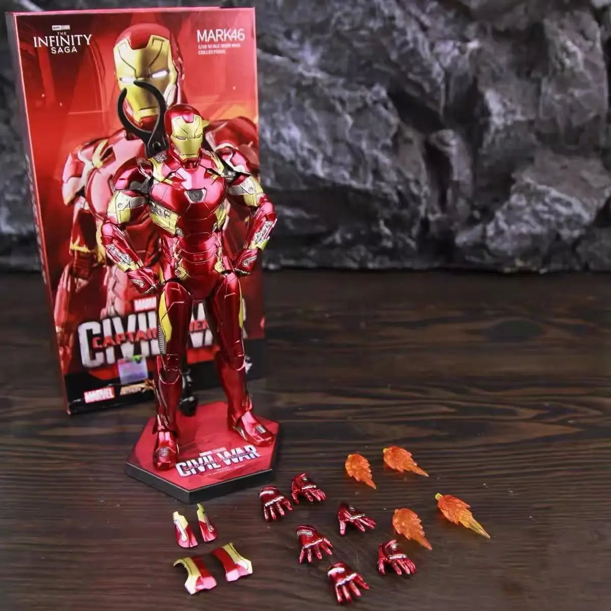 ZD Toys Iron Man Action Figures (Models: MK1-MK10,MK9, MK12, MK14, MK15, MK18, MK28, MK38, MK40, MK42, MK43,MK46 7-Inch, etc