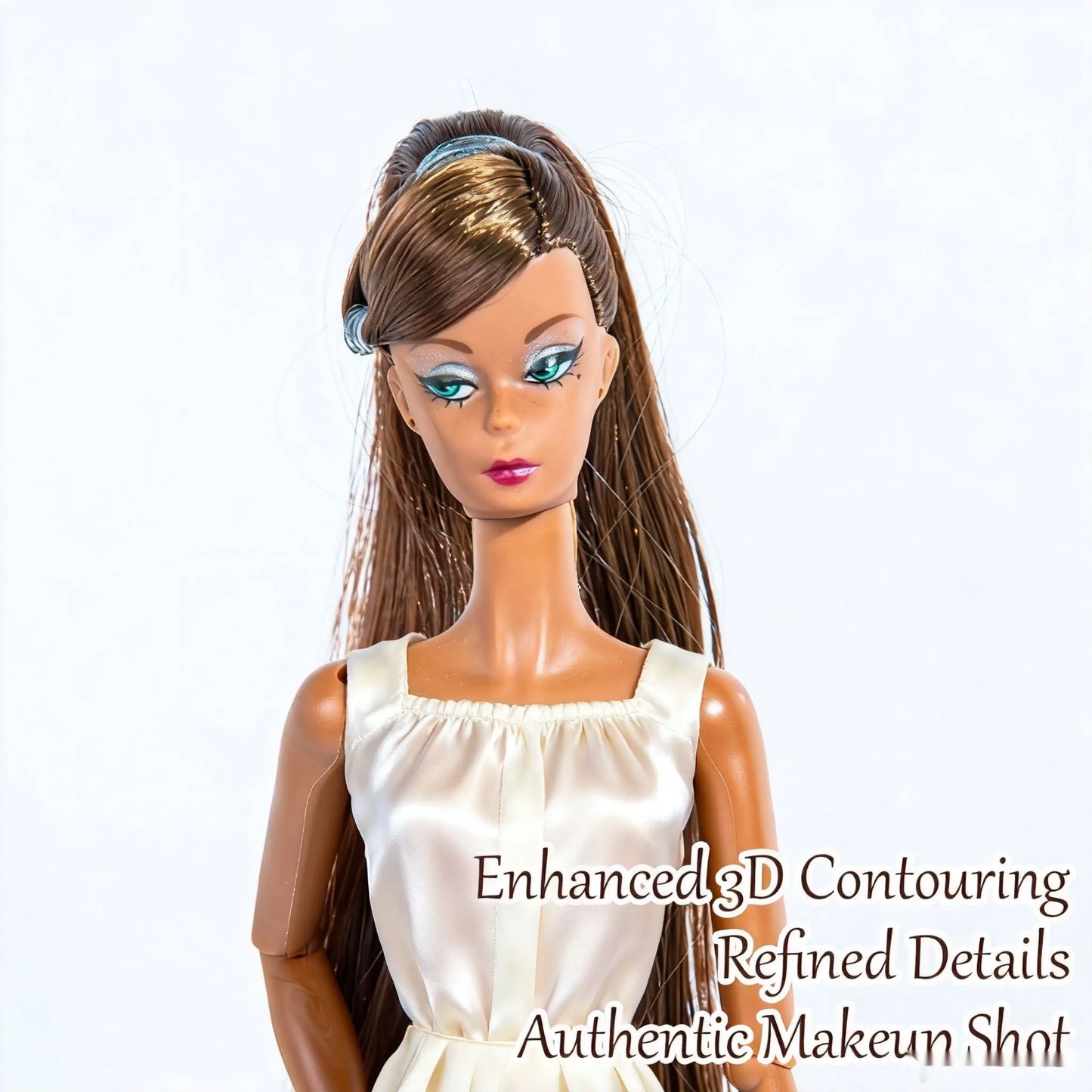 12 Inch 1/6 Fashion Supermodel BJD MJD Doll Ball Joint Articulated Figure Fluffy Stylable Hair Collect No Clothes