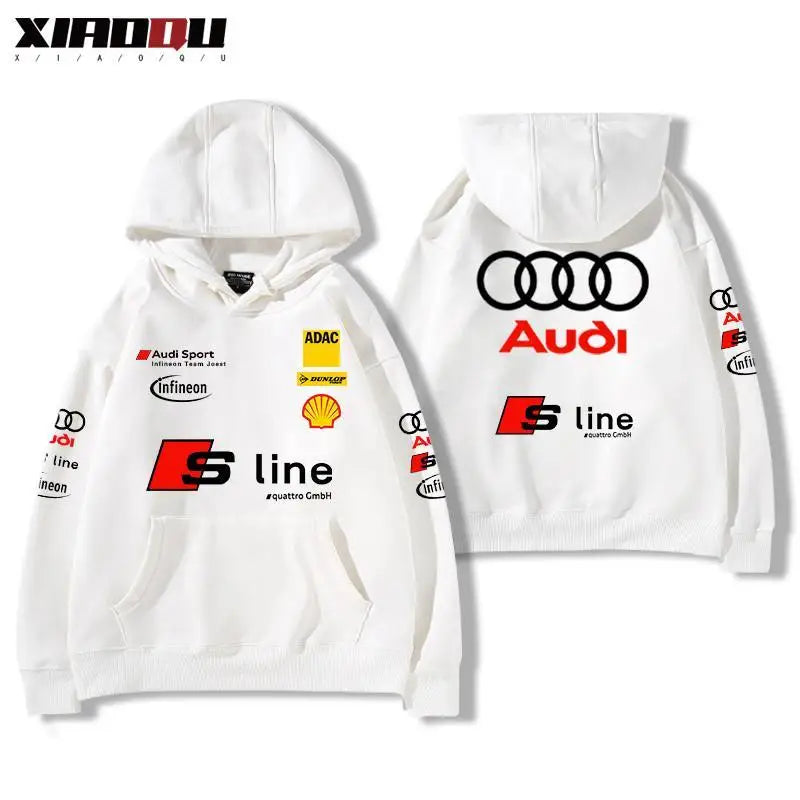 Audi Audi RS Performance Racing Peripheral Hooded Sweater Men's and Women's Tops Versatile Trendy Streetwear