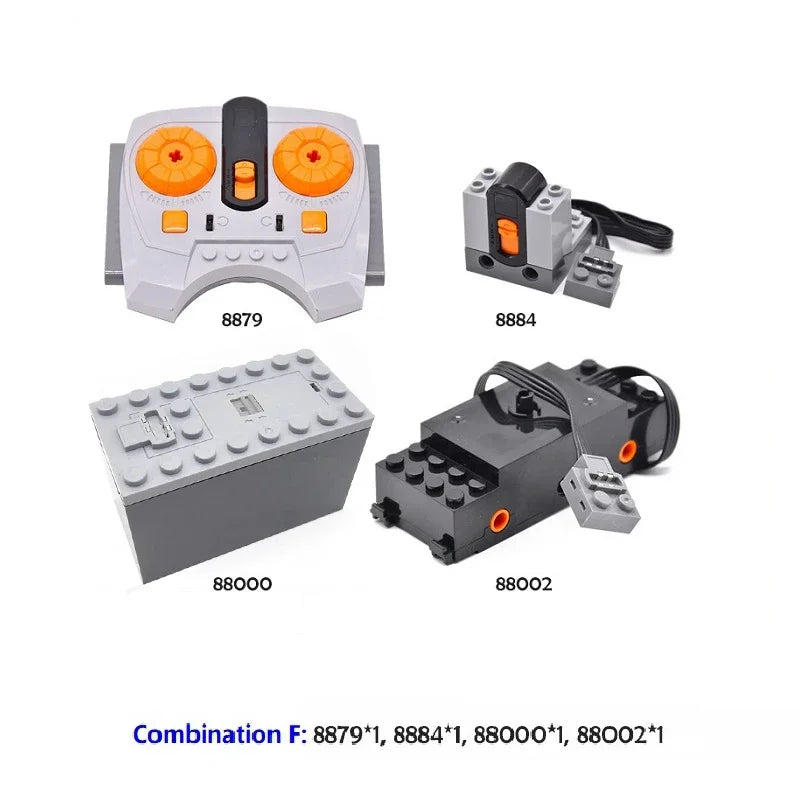 New Blocks Technical Parts Motor Servo Set MOC High-Tech PF Model Servo Bricks Accessories Multi-Function Power 8882 883 884 85