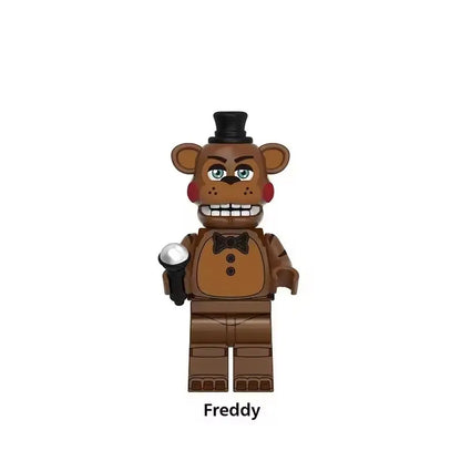 NEW FNAF Nights Game Figure Mini Figures Building BlocksSkeleton Thriller Toys gift kids toys mould king