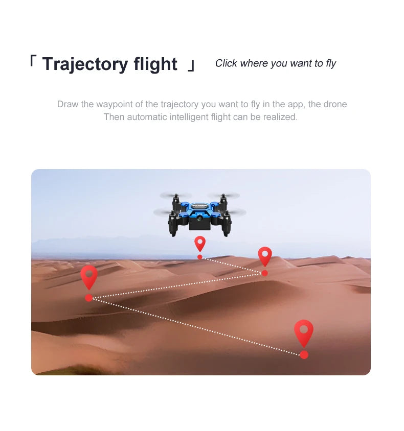 New K04 Mini Drone with Camera RC Quadcopter Altitude Hold Small Durable UAV Toy for Beginners Portable Remote Control Aircraft