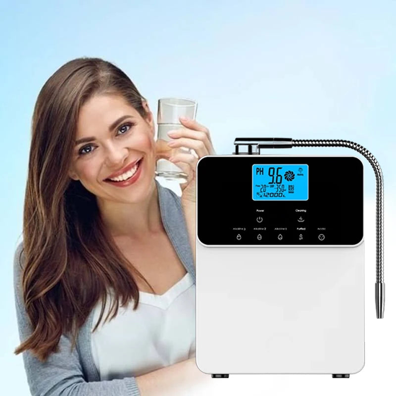 Japan Tech Alkaline water Ionizer High PH 2.8-11 Value 11 Plates Kangen Filtration Water System Hydrogen Water Filter Purifier
