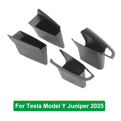 for Tesla Model 3 Y YL Juniper 2025-2020 2026 Highland Car Door Side Storage Box Handle Pocket Passenger Storage Tray Container