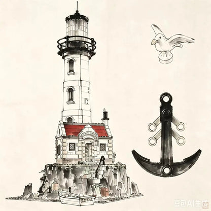2022 New Electric Lighthouse 92882 2065pcs Model Building Block Motorised Bricks Assembly Toys For Christmas Gifts