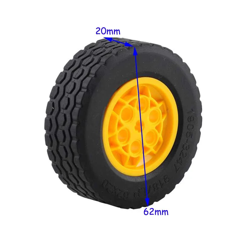 Four-wheel Drive Remote Control Car Motor Power 4WD RC Car Kit 32019 86652 Wheel Building Blocks Compatible with Legoeds RC Car
