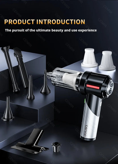 CENRR 998000PA Car Vacuum Cleaner Powerful Mini Cordless Portable Vacuum Cleaner for Home Appliance Handheld Blower Car Cleaner