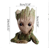 Home Decoration Groot Planter Flower Pots For Indoor Flowers Pot Tree Man Ornaments Anime Figure Statue Art Crafts Kid Men Gifts