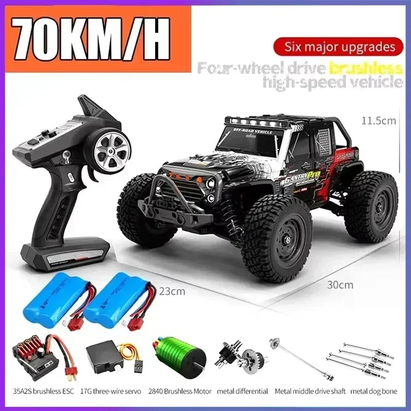 SCY 16101PRO, 16102PRO, 16103PRO 4WD 1:16RC Brushless High-speed Remote Control Car, 70 Kilometers Per Hour, Toy Racing Car Gift