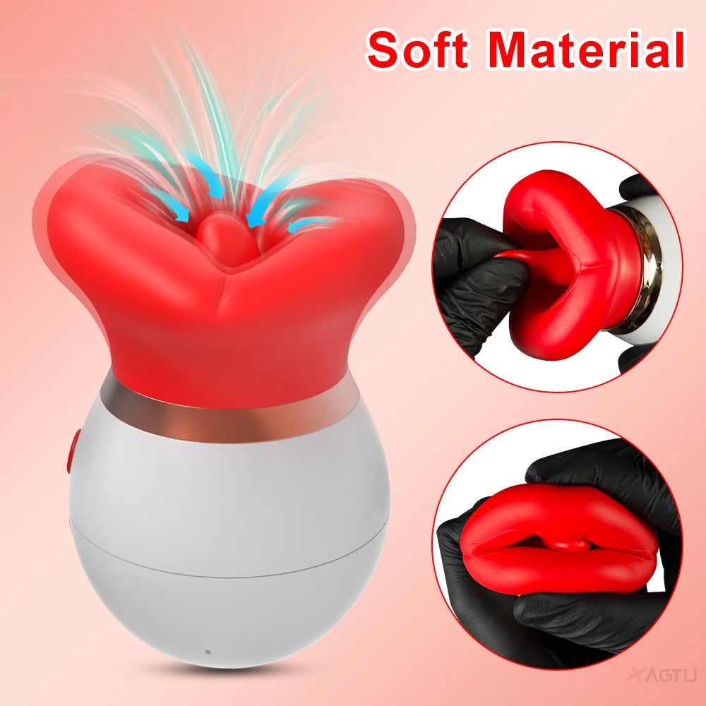 Clitoris Sucking Vibrator for Women Tongue Licking Sucker Clit Stimulator Female Oral Nipple Vacuum Vibrating Adults Sex Toys 18