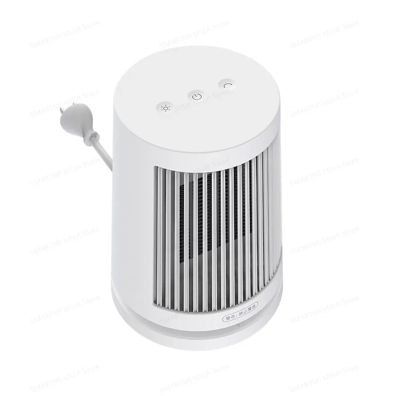 MIJIA Desktop Fan Heater,45° Oscillating,PTC Ceramic Indoor Electric Heaters,Compact Lightweight,CN Version With Adapter