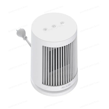 MIJIA Desktop Fan Heater,45° Oscillating,PTC Ceramic Indoor Electric Heaters,Compact Lightweight,CN Version With Adapter