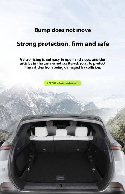 For Xiaopeng G6 Xpeng G6 2023 2024 2025 Upgrade Trunk Storage Partition Multifunction Storage Box Auto Interior Accessories