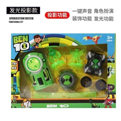 Ben10 Omniverse Action Figures Omnitrix Ben Tennyson Projection Watch Sound Light Doll Model Collect Ornaments Gifts Toy