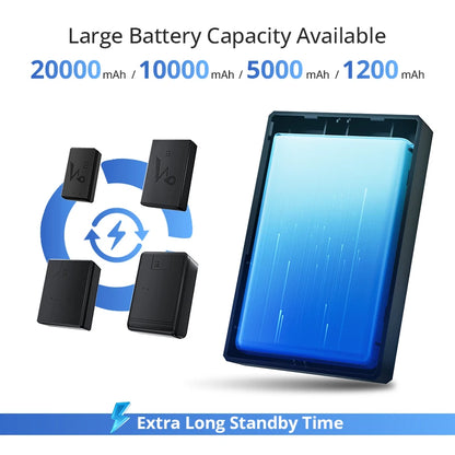 4G GPS Tracker Car 10000/20000mAh Vehicle GPS Locator Real-time GPS Tracking Device Long Standby Vibration Alarm Location APP