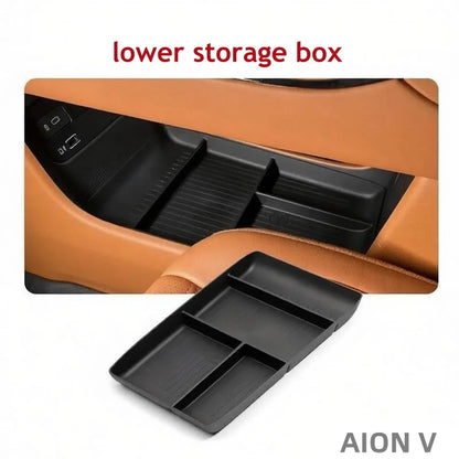 Armrest Storage Box Organizer For GAC AION V 2025 2026 Car Organizer Interior Accessories