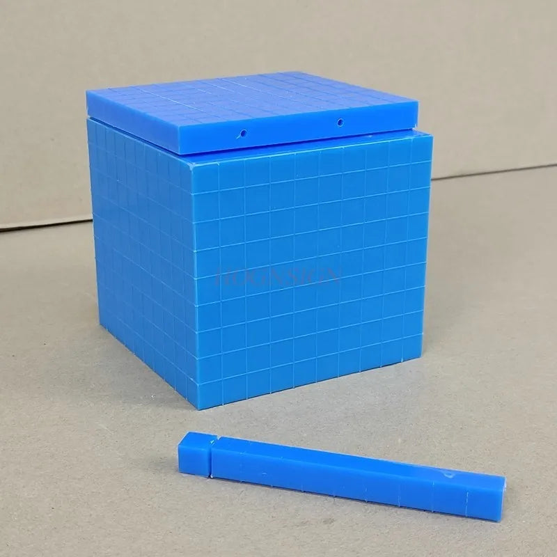 Cube volume unit demonstrator teaching instrument primary school mathematics teaching aid instrument