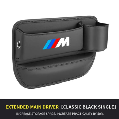 Car Seat Gap Multifunction Crevice Storage Box Seat Gap Cup Holder For BMW M3 M4 M5 E39 E46 E60 E90 F10 F20 F30 F01 X1 X3 X5 X7
