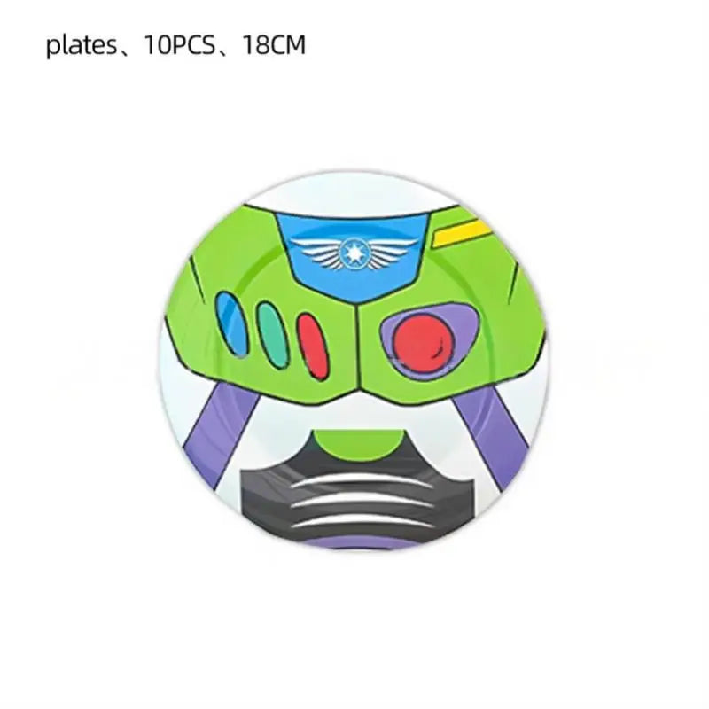 Toy Stories Theme Birthday Party DIY Decoration Toy Inspire Backdrop Hot Anime Cartoon Paper Plate Cup Birthday Party Supplies