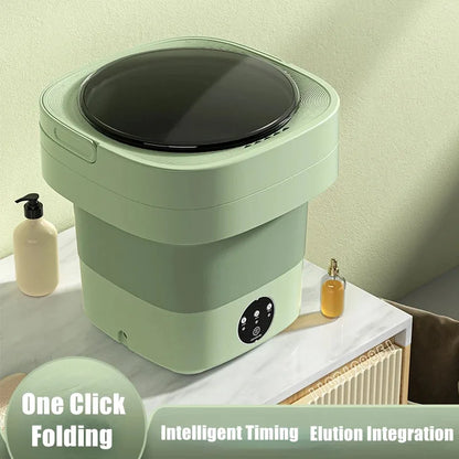 2026New Foldable Mini Washing Machine For Socks Underwear Panties Portable Mini Washing Machine Big Capacity  With Spinning Dry