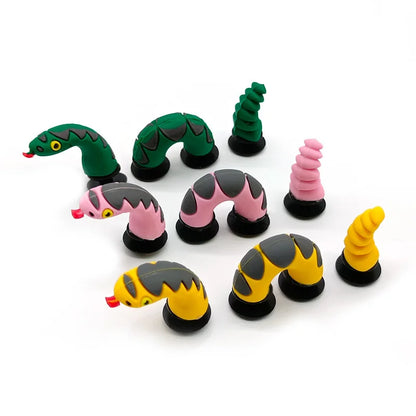 3D Cute Cartoon Shoe Decoration Buckle Charms Accessories Head Top Dragon Snake Crocodile DIY Combination Kids BHL1245-cat