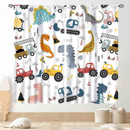 ABC Alphabet Classroom Curtains,Kids Cartoon Animal Educational Learning Cute Colorful Back to School Decorations Window Drapery