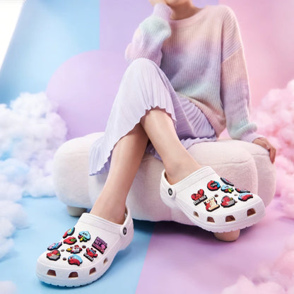 16Pcs Tech Lobster Croc Charms Set, Cute Programmer AI Code Shoe Decorations, DIY for Clogs Sandals, Gift for Coders IT Geeks