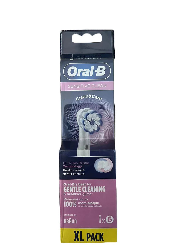 Oral B EB60 Sensi Ultrathin Electric Toothbrush Heads Soft Superfine Bristles Gentle Cleaning Sensitive Gum Protect Gum Bleeding