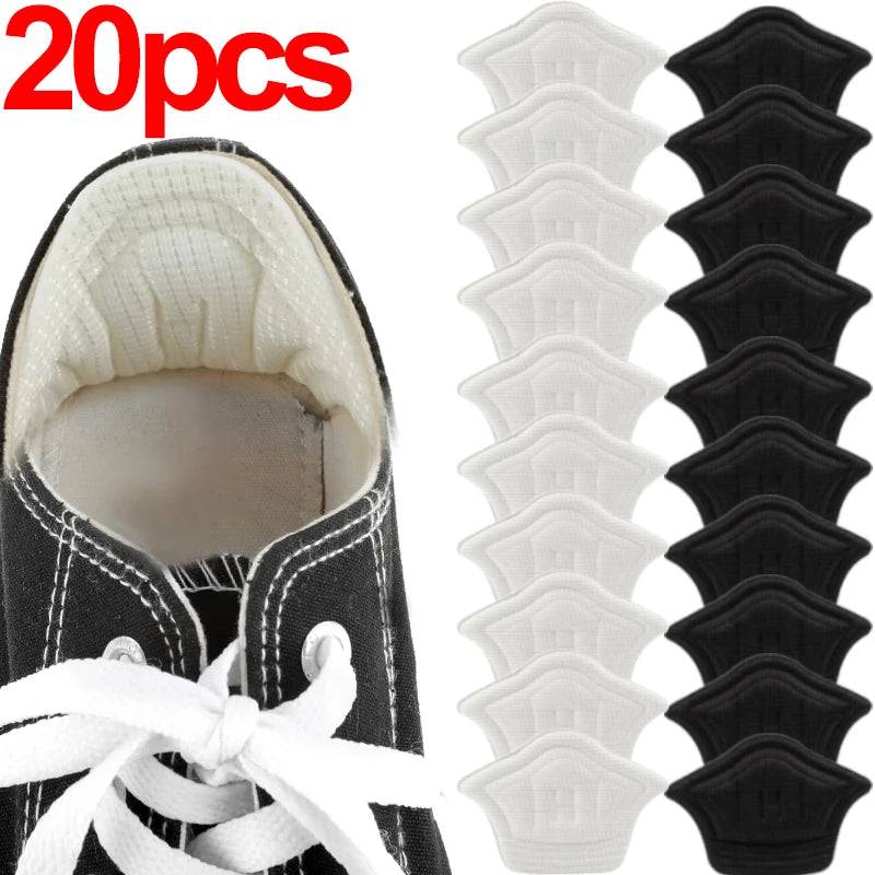 2/20PCS Adjustable Heel Insoles Shoe Pads for Sport Shoes Heel Protectors Back Stickers - Foot Pad Insole for Adjustable Size Fe