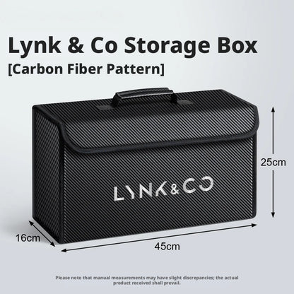 Car trunk storage box is suitable for Lynk & Co 01 02 03 05 06 07 08 09 10 Z10 Z20 900 2019-2025 leather car trunk tool box